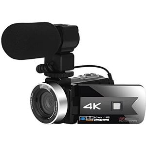 Videocamera Vlogcamera Recorder Nachtzicht 4K WIFI-camcorder for video-opname Outdoor Vlog Digitale recorder IR Draagbare fotografische camera's(16G SD Card,Set 7)