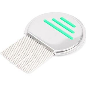 Haarborstel - Rvs Kam - Kinderen - Hoofdluis - Super Dichtheid Tanden