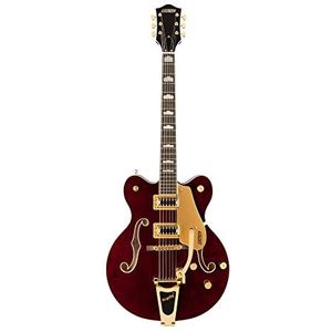 Gretsch G5422TG Electromatic Classic Hollow Body Double-Cut Bigsby Walnut Stain - Semi-akoestische gitaar