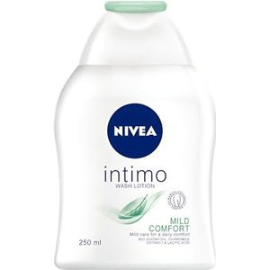 NIVEA Intimo Vloeibare zeepgel, 250 ml, milde comfortabele reiniging, voor intieme hygiëne, alcoholvrij, gevoelige huid kamomile-extract, jojobaolie en melkzuurformule (verpakking van 6 stuks)