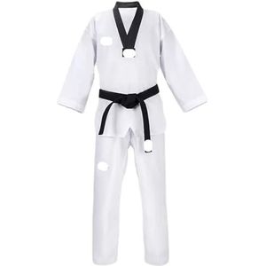 Judo Suits Kleding Wit Taekwondo Uniformen Karate Dobok Volwassen Maat Unisex Lange Mouw Gi Uniform Voor Training