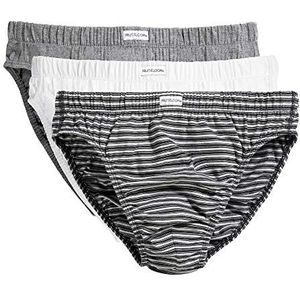 Fruit Of The Loom Mens Classic Slip Briefs (Pack Of 3) (XL (Waist 39-41"")) (Black Stripe)