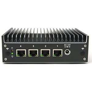 Protectli Vault Pro 4 Port VP2410, Firewall Micro Appliance/Mini PC - Intel Celeron J4125, DDR4 RAM, M.2 SSD storage, AES-NI, Barebone