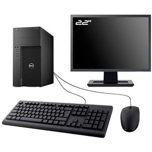 PC Dell 3620 Tower Display 22 inch Intel I5-6500 RAM 64GB SSD 1TB HDMI WiFi W11 (gereviseerd)