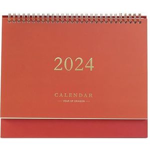 2024 Deskkalender - januari 2024 - december 2024, Standing Flip Desktop -kalender 2024, bureaukalender 2024 13 pagina's dubbele zijde 2024 kalendermaand om te bekijken voor drukke huizen re