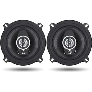SQUADO Paar autoluidsprekers audio 10 cm 250 Watt 2-weg met rooster luidsprekers 4 ohm TS-1072