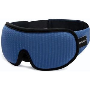 3D slaapmasker, blokkeert licht, slaapmasker voor ogen, oogschaduw, blinddoek, slaaphulp gezichtsmasker ooglapje (zwart)