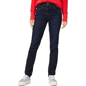 Cecil Toronto jeansbroek voor dames, Dark Blue Wash (donkerblauw), 30W x 32L