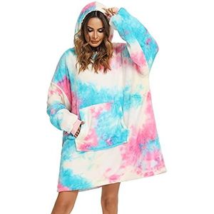 YEPLINS Oversized Deken Sweatshirt Hoodie, Draagbare Hoodie Sherpa Hoodie Sweatshirt, Zachte Warme Hooded Deken Giant Hoodie