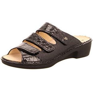 Finn Comfort - Muiltje - Damesslippers - Zwart - Leer