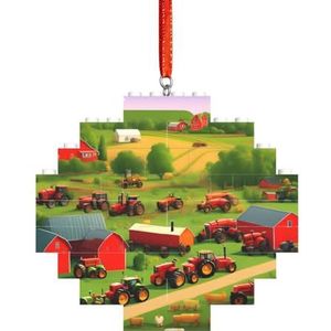 Tractor Farm Spannende Diamond Bouwsteen Puzzel-Boeiende, Stressverlichtende leuke puzzel