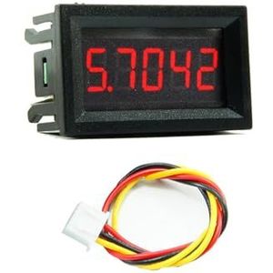 SRWNMTGFK DC 0-33.000V Digitale Voltmeter 5 Cijfers Bit Volt Voltage Meter Auto Motorfiets Volt Tester Detector DC 12V 24V Capaciteit Monitor (Kleur: Blauw)