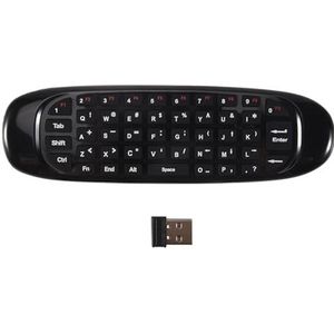 Swiixxer Mini Air Mouse Fly Air Mouse Draadloos Airmouse-toetsenbord voor 9.0 8.1 Android TV Box/PC/TV Smart TV Mini 2.4G (C120)