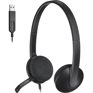 Logitech USB Headset H340, Stereo, USB Headset voor Windows en Mac - Zwart