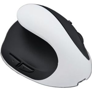 Ergonomic Mouse-PYRIOLHI-Wireless Vertical Mouse-Battery Operated-Mute-Lefty-Pink(White)