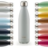 Blumtal - Thermosfles 750 ml - drinkfles van roestvrij staal, 750 ml - metalen fles, waterdicht - herbruikbaar, BPA-vrij - voor warme en koude dranken - Ultimate grey-Grijs