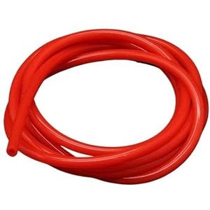 1 Meter ID 1 2 3 4 5 6 7 8 9 10 mm Siliconen Buis Flexibele Rubber Slang Food Grade Frisdrank Pijp Water Connector voor Motoren, Auto (Rood, ID 7mm OD 9mm)