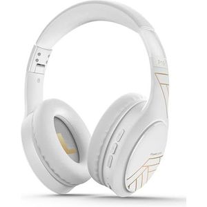 PowerLocus Bluetooth hoofdtelefoon, over-ear, hoofdtelefoon, draadloos met 3-EQ-modi, 60 uur speeltijd, hifi-stereo, opvouwbare headset met microfoon, traagschuim oorkussens en stoffen hoofdband voor