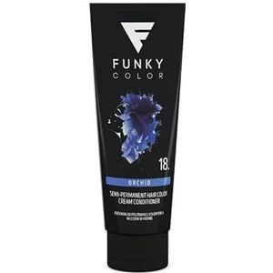 FUNKY COLOR ORCHID 18, kleurstof voor semi-permanente haarkleuring, semi-permanente haarkleuring (28 kleuren).