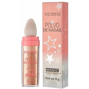 Poeder Highlighter Stick | Fairy gezicht en lichaam markeerstift poeder Stick make-up | Driedimensionale poedermake-up, make-upblusher opfleuren voor gezicht en lichaam en haar 9g Holexty