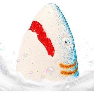 Shark Bath Balls - Jaws Bath Bomb Bath Salt Ball, Bubble Bathing Balls met natuurlijke ingrediënten Langdurige geur Geen residu, Shark-vorm voor een kalmerende huid en Bubble Spa