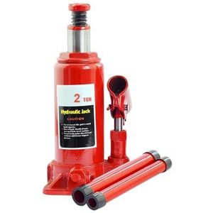 Hydraulische krik, 2/5/10 Ton Hydraulische Fleskrik Auto Hydraulische Krik Gelaste Hydraulische Auto Fleskrik for Auto Pick-up Truck RV Reparatie(5 Ton)