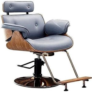 UGD8TQR Renovatie Huis Kapper Stoelen voor Kapper Kapper Stoel Salon Kappers Hydraulische Mode Kapper Stoel Tattoo Stoel Shampoo Schoonheidssalon Apparatuur (kleur: zwart Maat: B)