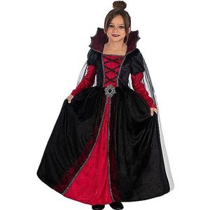 Funidelia | Vampierenkostuum Deluxe Voor voor meisjes Halloween & Horror - Kostuum voor kinderen Accessoire verkleedkleding en rekwisieten voor Halloween, carnaval & feesten - Maat 5-6 jaar