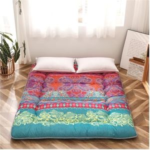 Kingsize Matrastopper, Opvouwbare Tatami Mat Matras, Modieuze En Comfortabele Futon Slaapzaal Thuis Dutje Verdikte Slaapvloer Matras (Color : Style13, Size : 180 * 220CM*10CM)