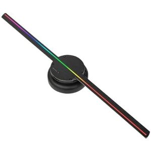 40CM - Holografische Projector Ventilator - 224 LED Lamp Kralen - Hoge Definitie