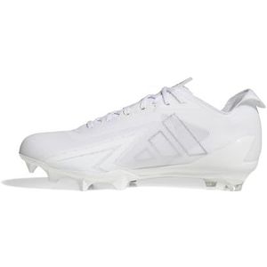 adidas Adizero Electric American Football Sneakers voor heren, wit, zilver, metallic, wit, 43 1/3 EU
