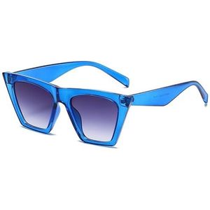 Vierkant frame reismode gepersonaliseerde bril zonnebril retro zonnebril (Kleur : C15)