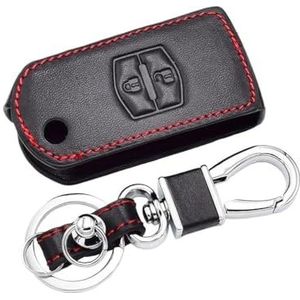 Sleutelbehuizing houder Opvouwbare Afstandsbediening Fobs Cover Lederen Autosleutel Geval Sleutelhanger Voor 2 3 5 6 MX-5 CX-7 CX-9 Voor Atenza Voor Biante Voor Demio Voor Premacy MPV Sleutelbehuizing