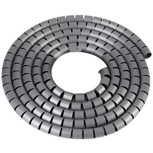CYJAZNHH Spiraalkabelbeschermer Organizer 1 meter Meerdere maten Multicolor(Grey,32mm Inside Diameter)