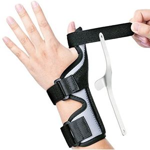 DrFinger Duimsteun Brace - Gepatenteerde duimspalk voor linker- en rechterhand, voor Spica, Trigger Thumb, Artritis, Duimstabilisator voor knokkelpijnverlichting, verstuivingen, peesontsteking, voor vrouw en man - S/M