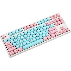 NPKC 61 87 104 Toetsen Miami Dikke PBT OEM Profiel Keycap Voor MX Schakelaars GH60 Tenkeyless Mechanische Gaming Toetsenbord (87 Top Print)