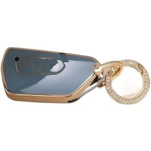 Autosleutel beschermhoes Tpu Autosleutel Case Cover Voor Golf 8 MK8 ID.3 ID.4 Voor Octavia A8 Voor Leon MK4 2020 2021 Voor Formentor Voor Tarraco Sleutel Shell(Grey set 1)