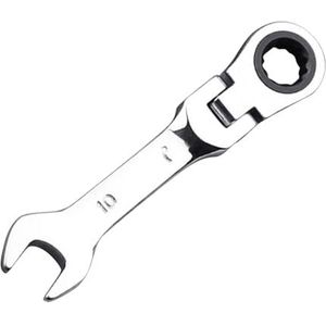 Beimus Verstelbare Hoofd Ratelsleutel Miniatuur Dubbele Doel Tool Arbeidsbesparing Geschikt voor Auto Reparatie en Thuis