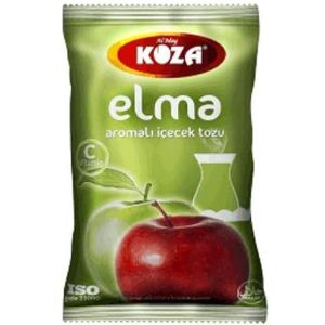 KOZA Appel Instant drankpoeder in zak, 300 g, poeder voor warme of koude dranken, Turkse thee, ijsthee, kruimelthee, vruchtenthee, cay, theepoeder, oralet