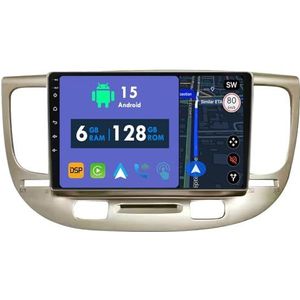 RoverOne Autoradio GPS voor Kia Rio 2 2005 2006 2007 2008 2009 2010 2011 Carplay Android Auto Stereo Hoofdeenheid Bluetooth WiFi Radio Speler Sat Navigatie