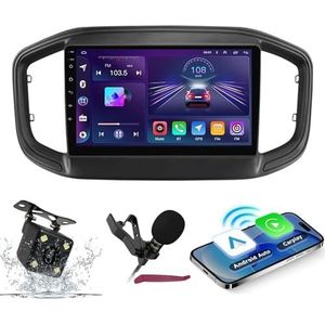 Android 14 Autoradio Navi voor F-iat Strada 2020-2021 9 ""Screenradio met draadloze carplay Android Car GPS Navigatieondersteuning Bluetooth 5.0 HIFI FM 5G-WiFi SWC MIC-camera,M700s