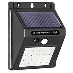 LED Solar Light Outdoor Solar Lamp Met Bewegingssensor Zonne-verlichting Waterdicht Zonlicht Zonne-energie For Tuindecoratie (Color : 20Led, Size : 1PCS)