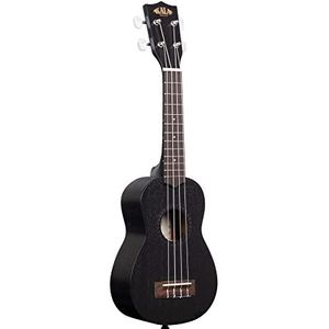 Kala 15S Satijn Mahonie Sopraan Ukulele Soprano zwart satijn mahonie