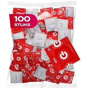 ON) Condooms Little Tiger I 49 mm breedte I 100 stuks verpakking I Premium condooms extra slank I met siliconen glijmiddel I dunne 0,07 mm wanddikte I Condooms voor mannen