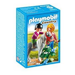 PLAYMOBIL Ponyrijden met Mama - 6950