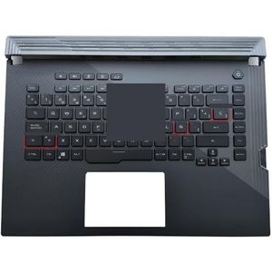 UA SP IT FR RGB Pre-key backlight laptoptoetsenbord Topcase Palmrest voor G531GW laptoptoetsenborden C Shell 90NR01N1-R31UA0(SP Spain)