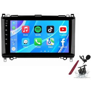Android 14 Autoradio Navi voor B-enz B200 (2008-2011) 9 Inch Touchscreen Multimedia Speler met Draadloze Carplay GPS Navigatie FM RDS Bluetooth 5G-WiFi SWC DSP,M120s