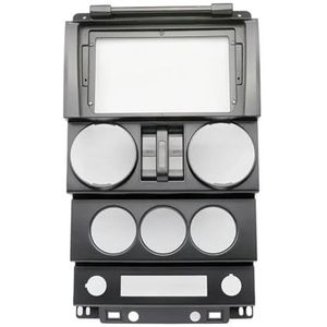 9 Inch Autoradio-fascia GPS MP5-stereospeler 2 DIN-hoofdunitpaneel Dashboardframe Voor Jeep Voor Wrangler Voor Rubicon 2008 2009 2010 Interieuraccessoires(4 DOORS)