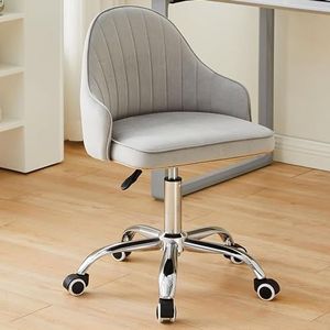 Ergonomische bureaustoel Fluwelen bureaustoel met wielen Bureaustoelen Hoge rugleuning Verstelbare draaibare bureaustoel