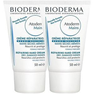 Bioderma Atoderm Hands Reparatiecrème, 2 x 50 ml